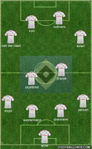 Hamburger SV Formation 2013