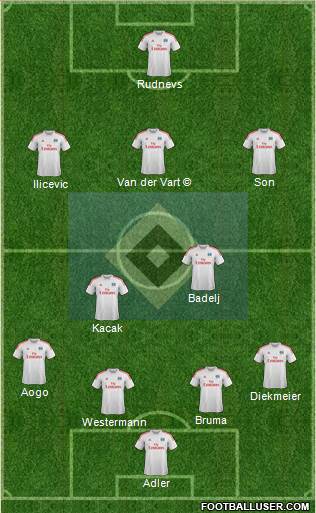Hamburger SV Formation 2013