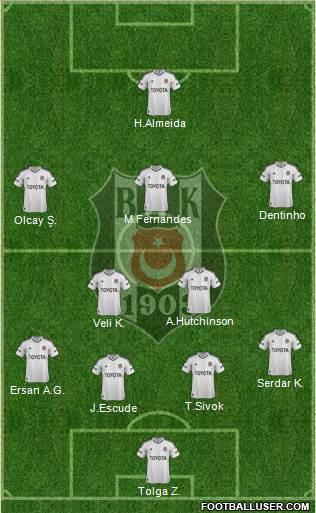 Besiktas JK Formation 2013