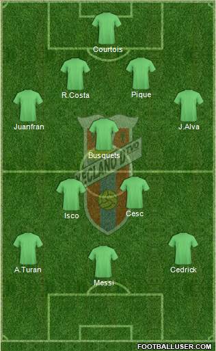 Yeclano Deportivo Formation 2013
