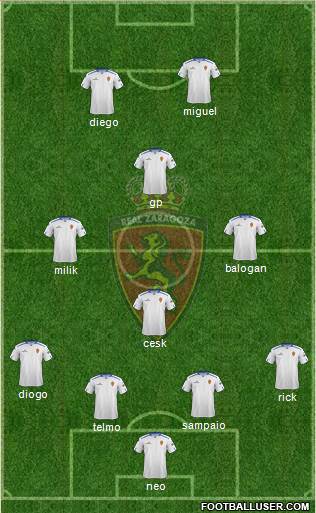 R. Zaragoza S.A.D. Formation 2013