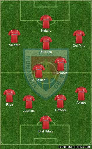 C.D. Numancia S.A.D. Formation 2013