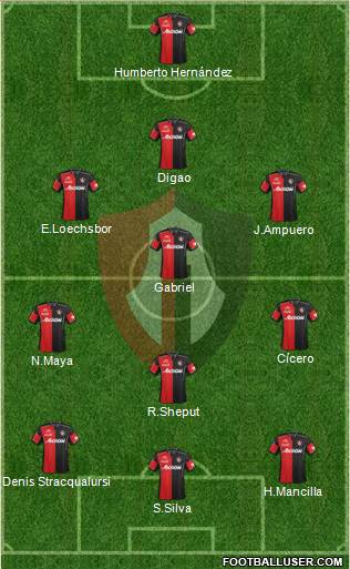 Club Deportivo Atlas Formation 2013