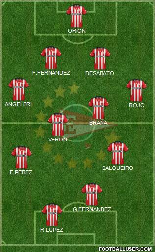 Estudiantes de La Plata Formation 2013