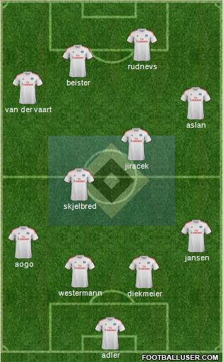 Hamburger SV Formation 2013