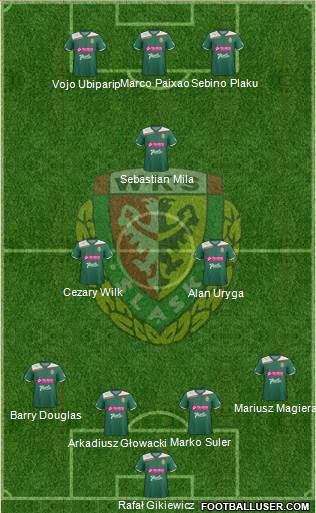 WKS Slask Wroclaw Formation 2013