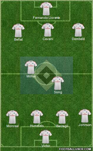 Hamburger SV Formation 2013