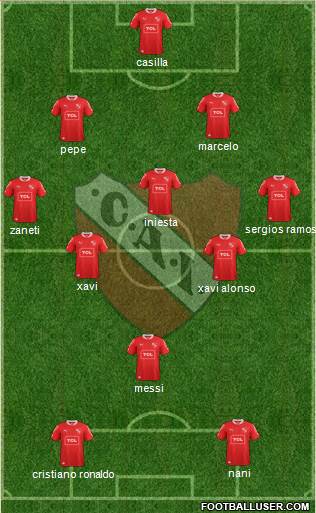 Independiente Formation 2013