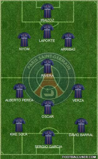 Paris Saint-Germain Formation 2013