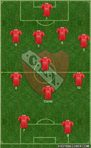 Independiente Formation 2013