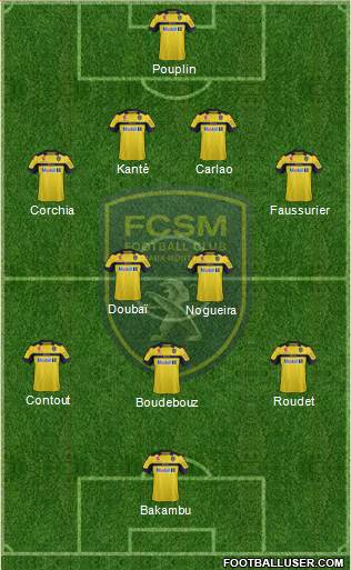 FC Sochaux-Montbéliard Formation 2013