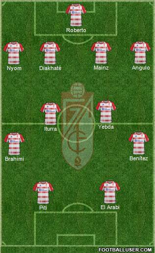 Granada C.F. Formation 2013