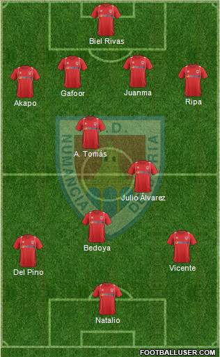 C.D. Numancia S.A.D. Formation 2013
