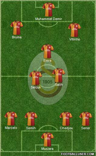 Galatasaray SK Formation 2013