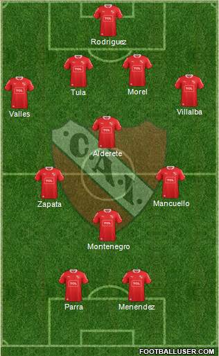 Independiente Formation 2013