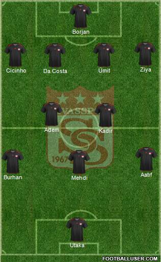 Sivasspor Formation 2013