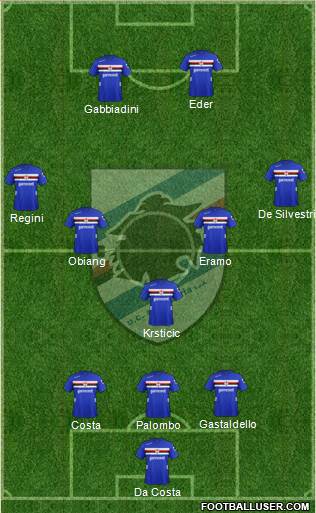 Sampdoria Formation 2013