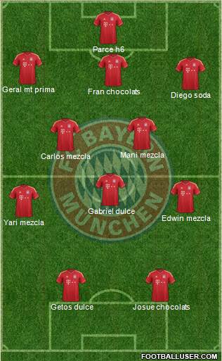 FC Bayern München Formation 2013