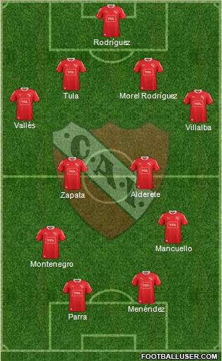 Independiente Formation 2013