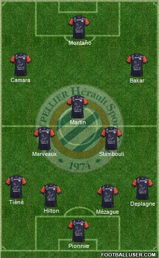 Montpellier Hérault Sport Club Formation 2013