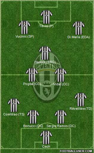 Juventus Formation 2013