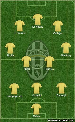 Juventus Formation 2013