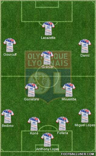 Olympique Lyonnais Formation 2013