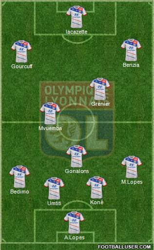 Olympique Lyonnais Formation 2013