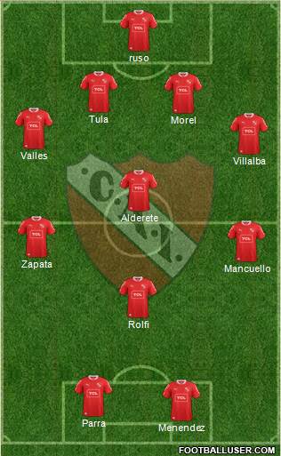 Independiente Formation 2013
