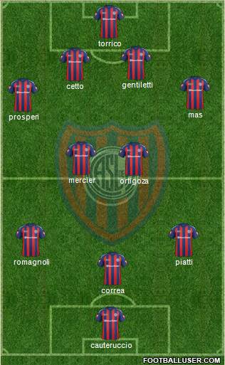 San Lorenzo de Almagro Formation 2013