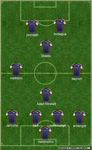New England Revolution Formation 2013