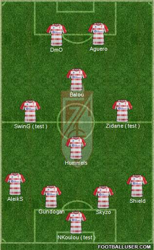 Granada C.F. Formation 2013