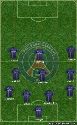 Paris Saint-Germain Formation 2013