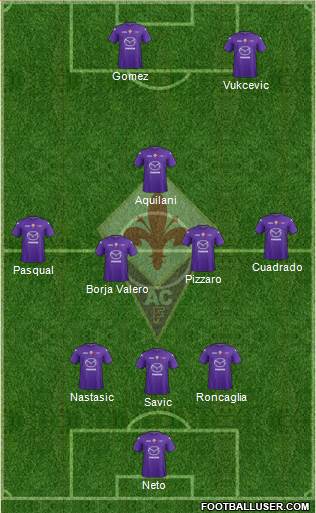 Fiorentina Formation 2013