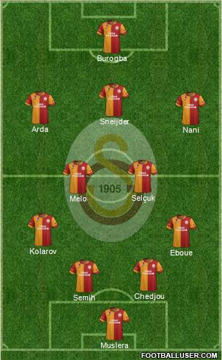 Galatasaray SK Formation 2013