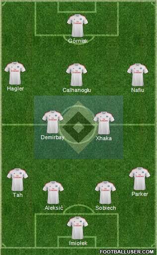 Hamburger SV Formation 2013