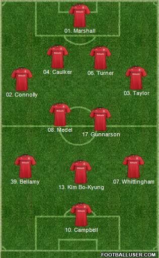 Cardiff City Formation 2013