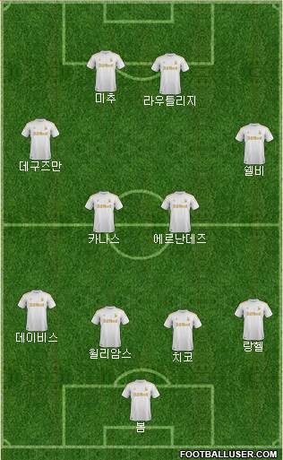 Swansea City Formation 2013