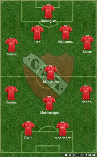 Independiente Formation 2013