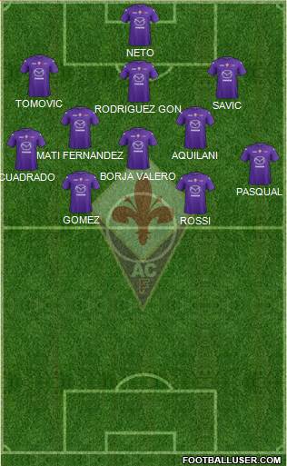Fiorentina Formation 2013