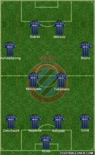 Club Brugge KV Formation 2013