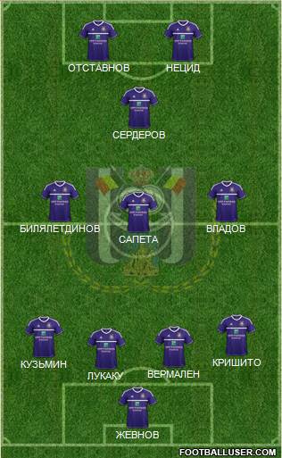 RSC Anderlecht Formation 2013