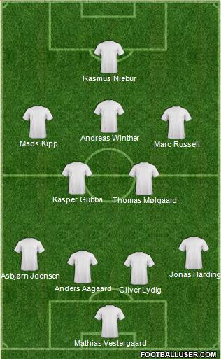 Tottenham Hotspur Formation 2013