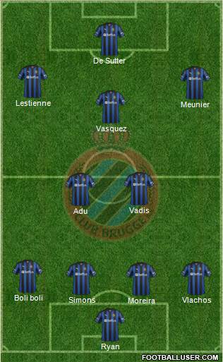 Club Brugge KV Formation 2013