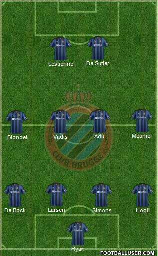 Club Brugge KV Formation 2013