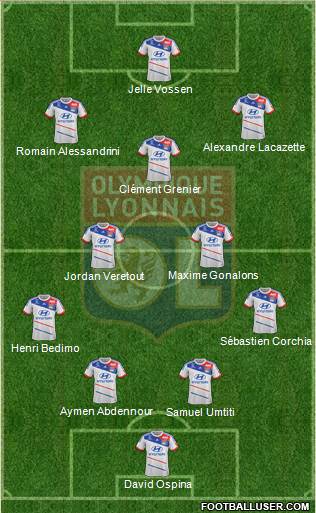 Olympique Lyonnais Formation 2013