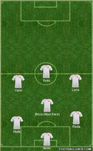 England Formation 2013