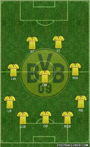 Borussia Dortmund Formation 2013