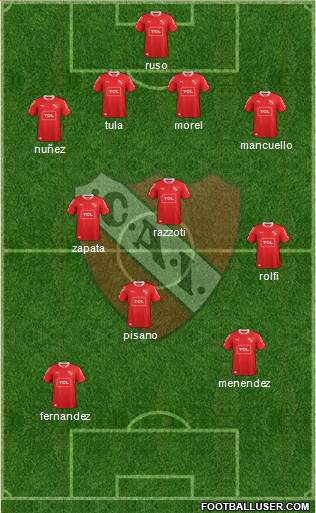 Independiente Formation 2013