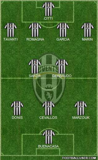 Juventus Formation 2013